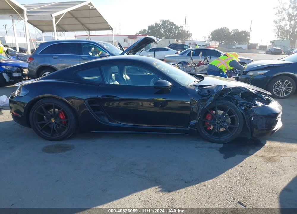 2019 PORSCHE 718 CAYMAN GTS VIN: WP0AB2A83KS278171