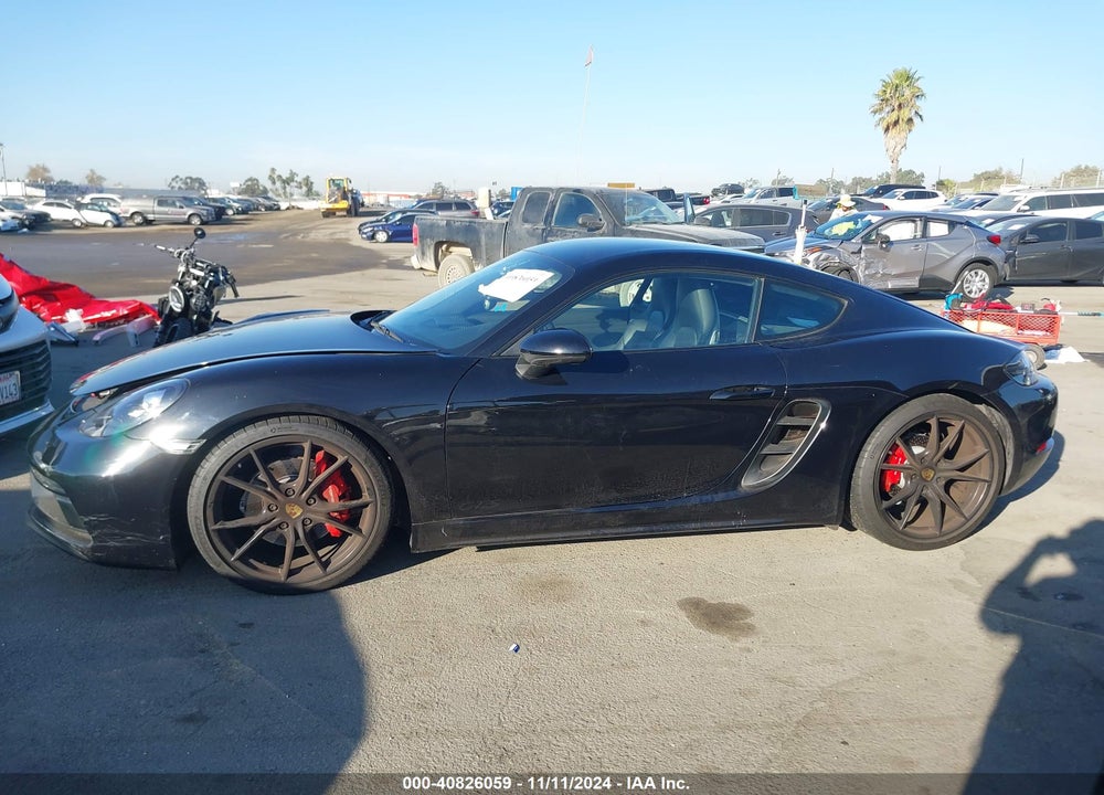 2019 PORSCHE 718 CAYMAN GTS VIN: WP0AB2A83KS278171