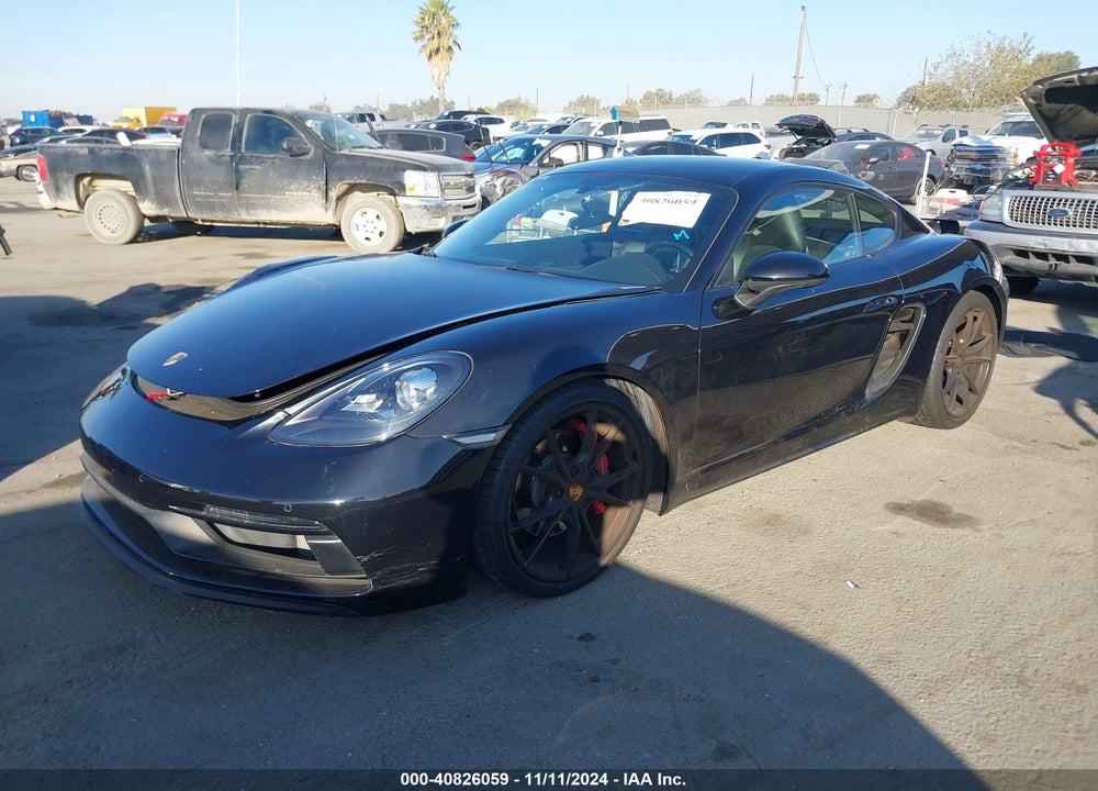 2019 PORSCHE 718 CAYMAN GTS VIN: WP0AB2A83KS278171