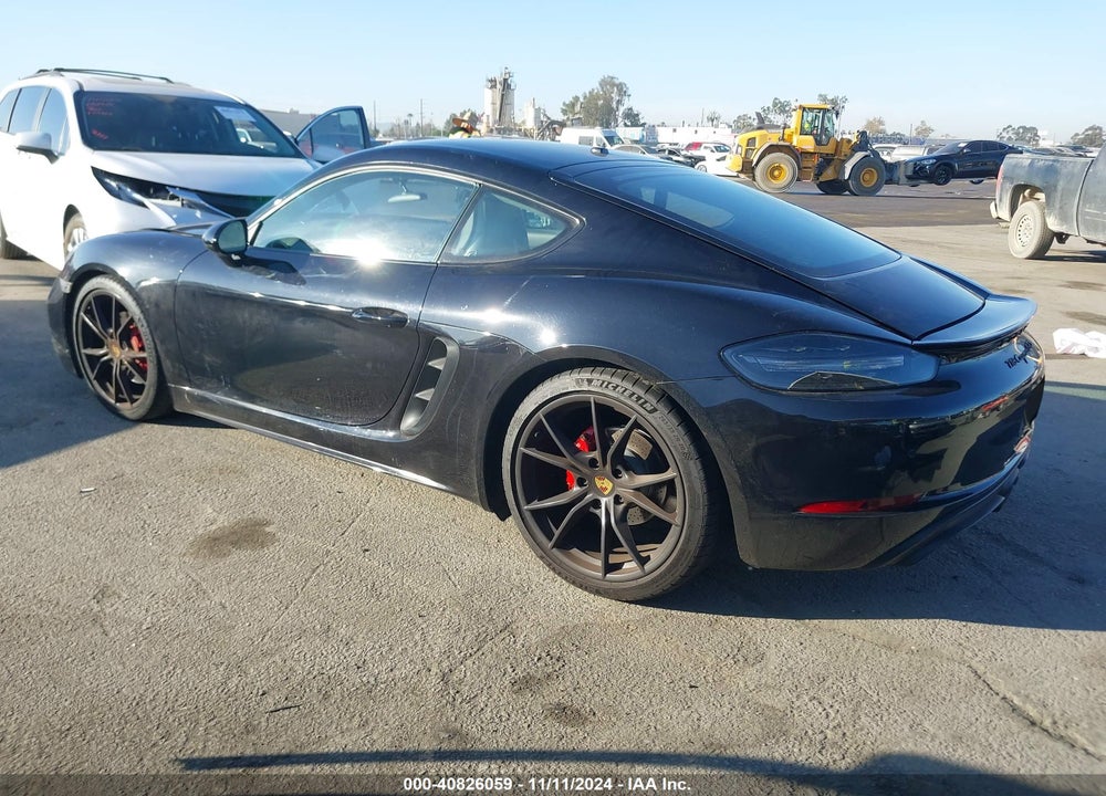 2019 PORSCHE 718 CAYMAN GTS VIN: WP0AB2A83KS278171
