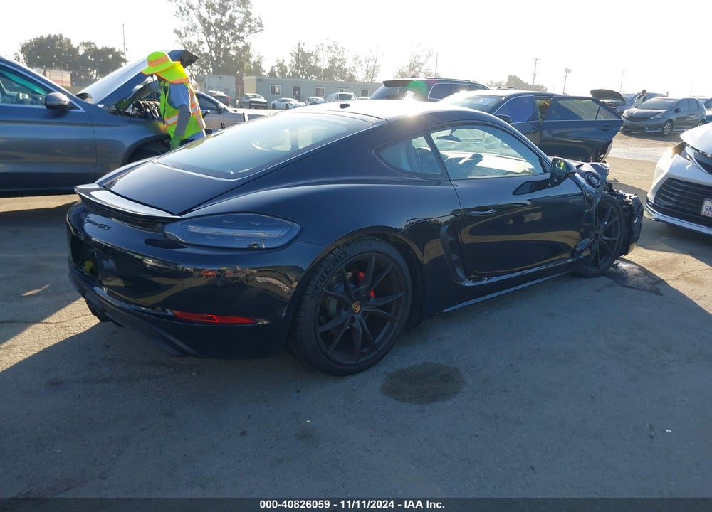 2019 PORSCHE 718 CAYMAN GTS VIN: WP0AB2A83KS278171