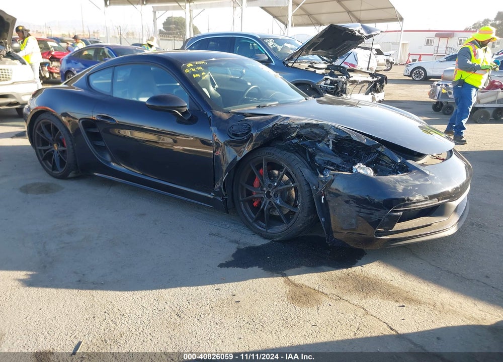 2019 PORSCHE 718 CAYMAN GTS VIN: WP0AB2A83KS278171