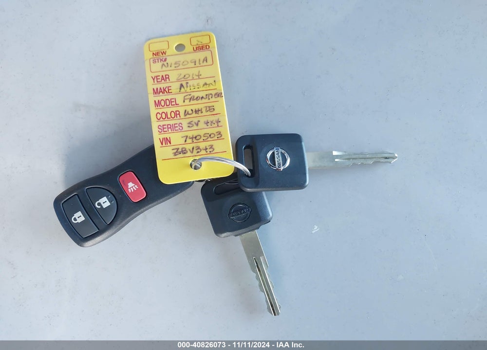 2014 NISSAN FRONTIER SV VIN: 1N6AD0EV3EN740503