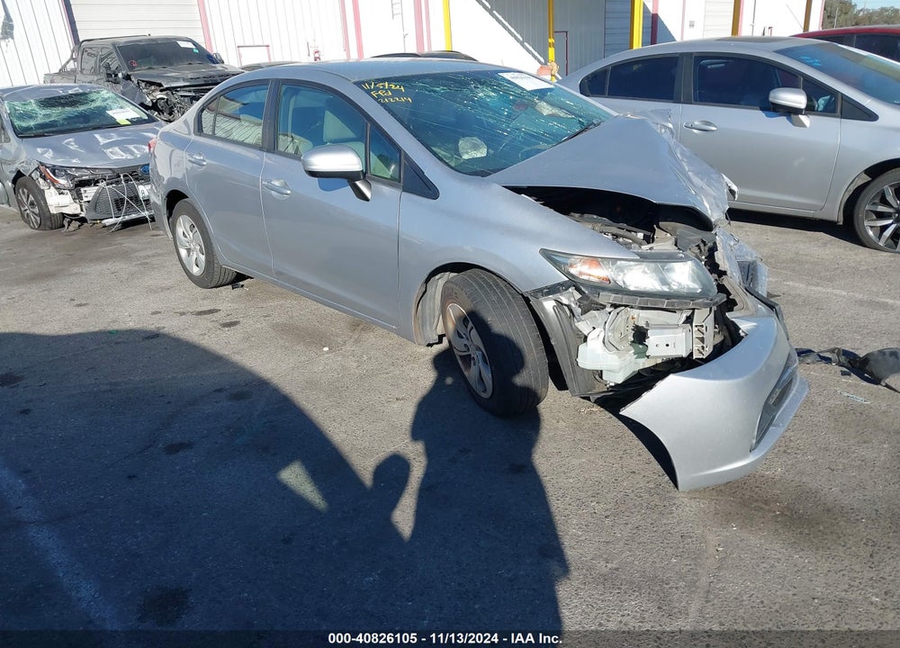 2014 HONDA CIVIC LX VIN: 19XFB2F51EE212214