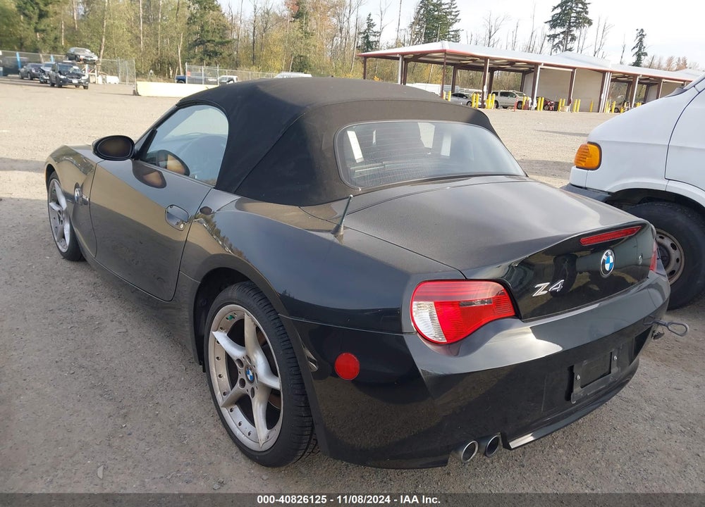 2008 BMW Z4 3.0SI VIN: 4USBU53518LX03998