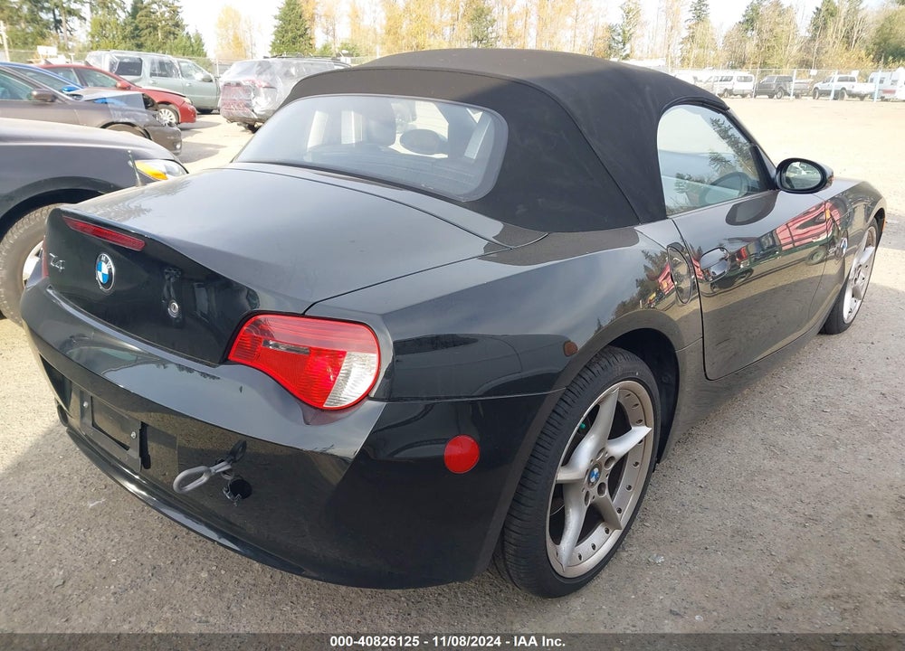 2008 BMW Z4 3.0SI VIN: 4USBU53518LX03998
