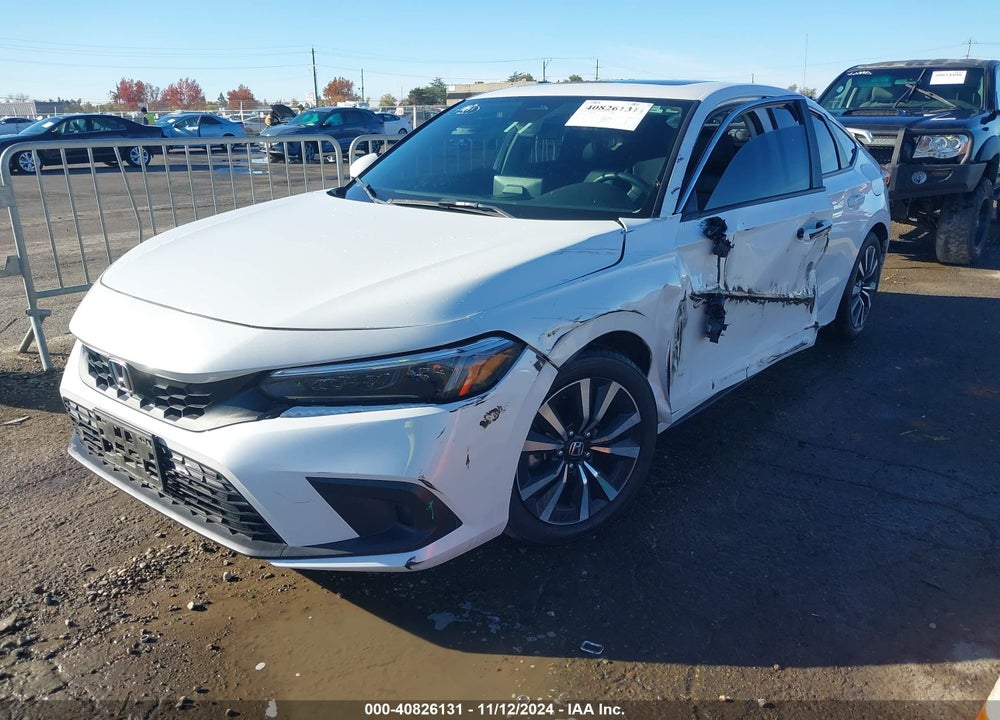 2022 HONDA CIVIC EX-L VIN: 19XFL1H73NE005927