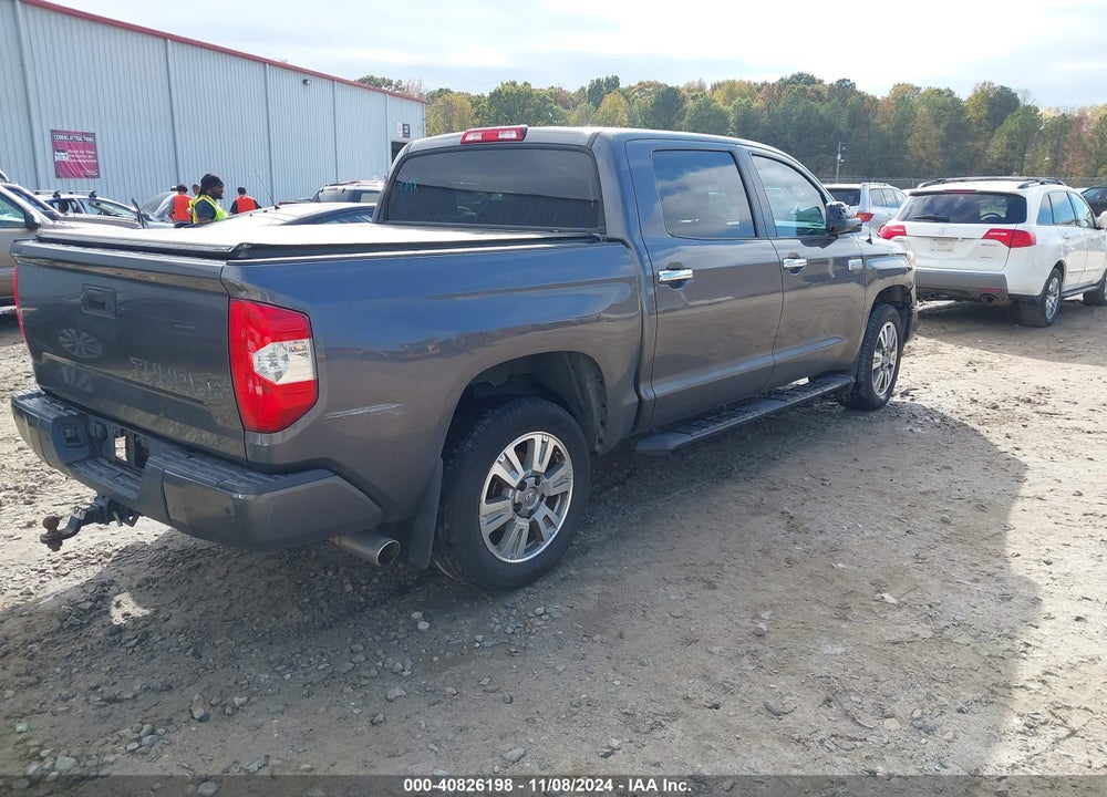 2017 TOYOTA TUNDRA PLATINUM 5.7L V8 VIN: 5TFGW5F11HX217697