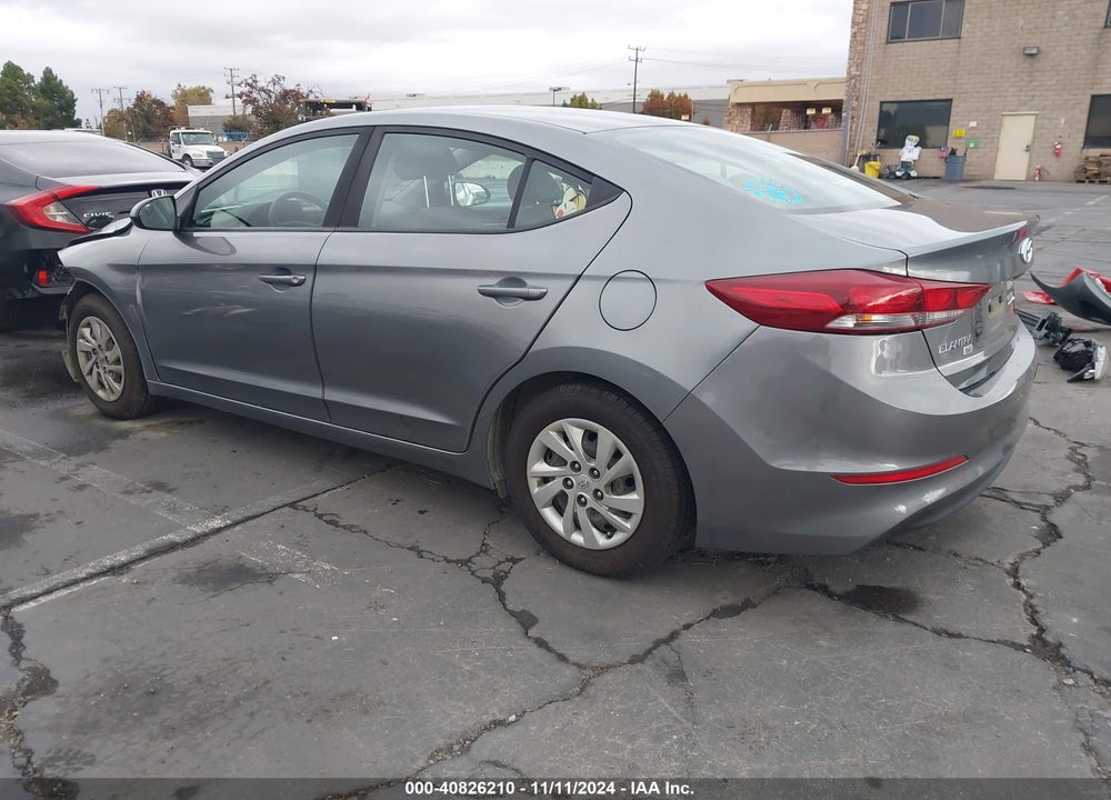 2018 HYUNDAI ELANTRA SE VIN: KMHD74LF3JU449649