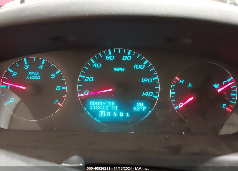 2013 CHEVROLET IMPALA LTZ VIN: 2G1WC5E3XD1199434