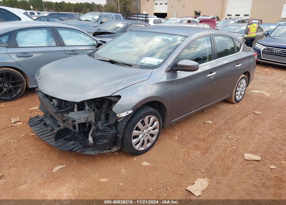 2015 NISSAN SENTRA S VIN: 3N1AB7AP8FY343790