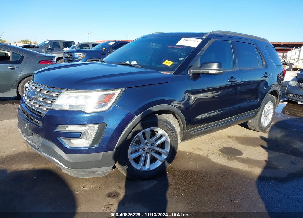 2017 FORD EXPLORER XLT VIN: 1FM5K7D87HGA12394