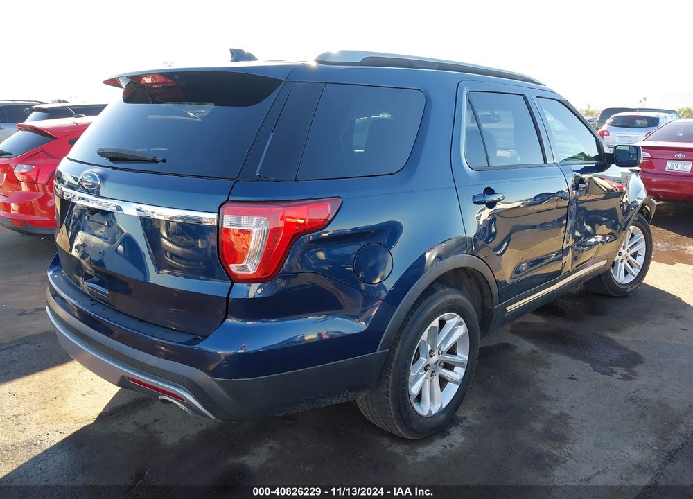 2017 FORD EXPLORER XLT VIN: 1FM5K7D87HGA12394