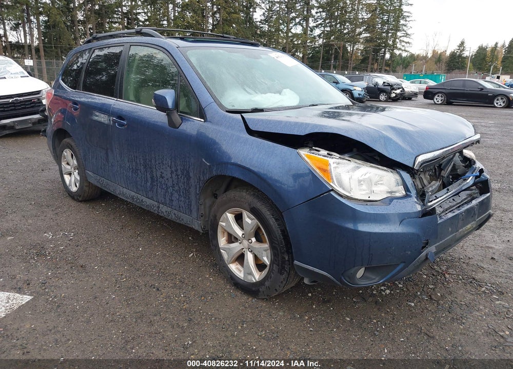 2014 SUBARU FORESTER 2.5I TOURING VIN: JF2SJAPCXEH544625