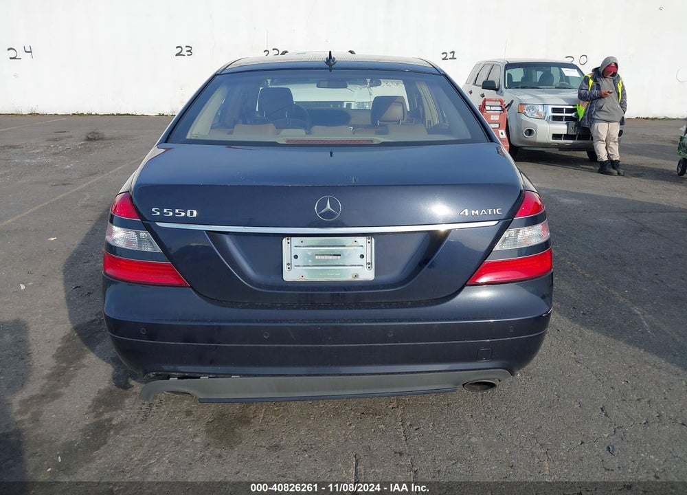 2008 MERCEDES-BENZ S 550 4MATIC VIN: WDDNG86X88A234113