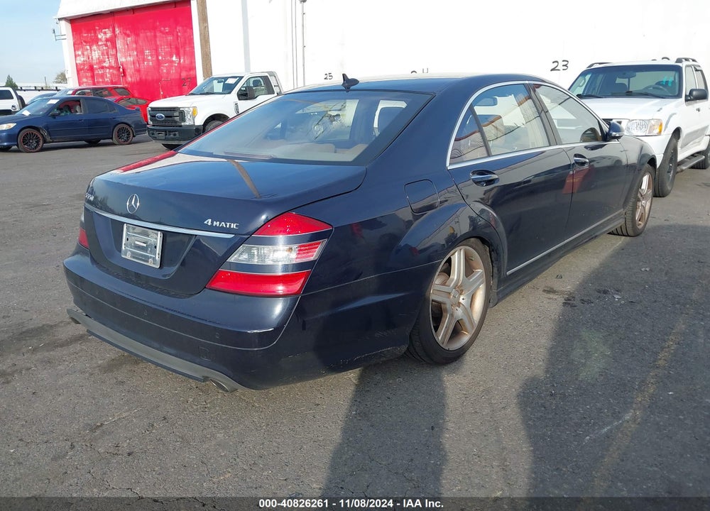 2008 MERCEDES-BENZ S 550 4MATIC VIN: WDDNG86X88A234113