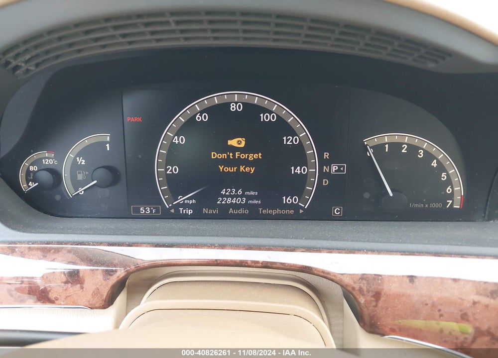 2008 MERCEDES-BENZ S 550 4MATIC VIN: WDDNG86X88A234113