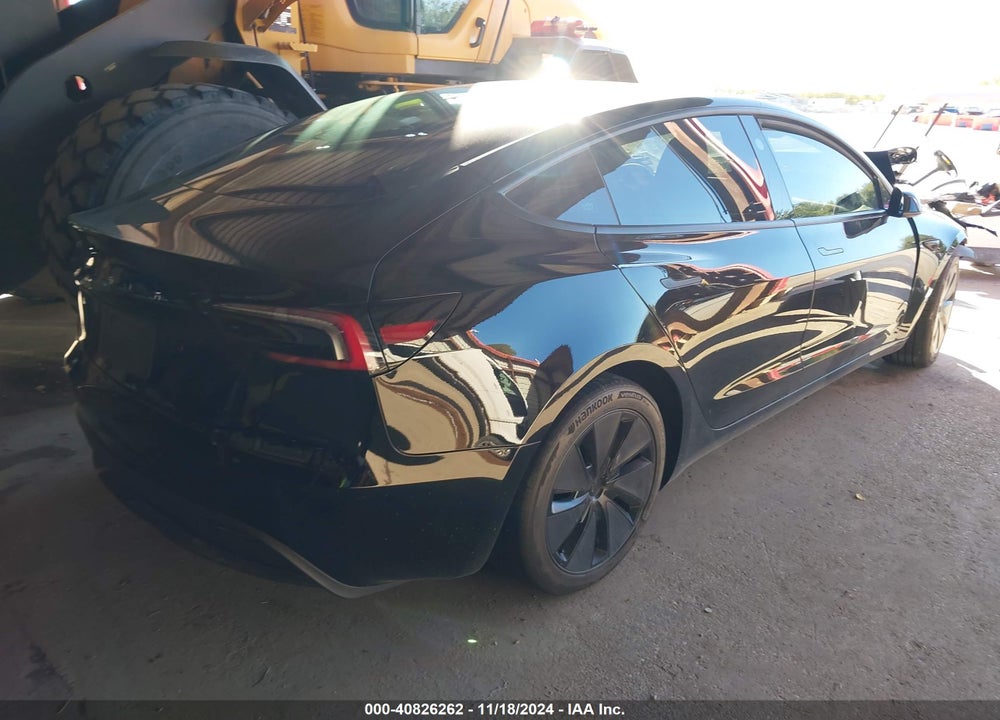 2024 TESLA MODEL 3 REAR-WHEEL DRIVE VIN: 5YJ3E1EA4RF725623