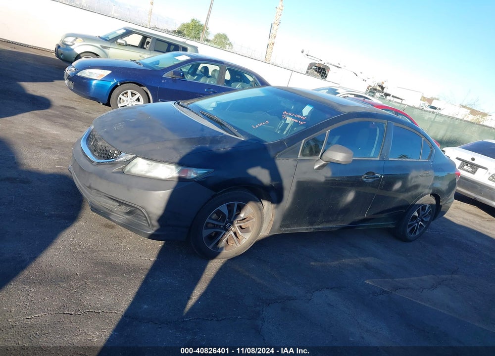 2013 HONDA CIVIC EX VIN: 19XFB2F82DE025153