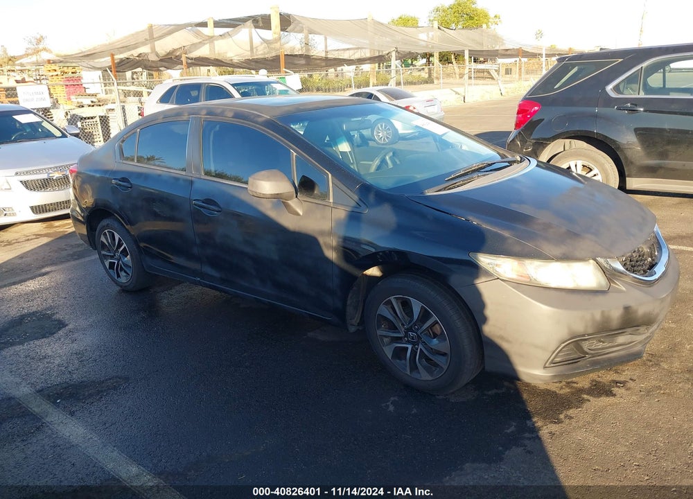 2013 HONDA CIVIC EX VIN: 19XFB2F82DE025153