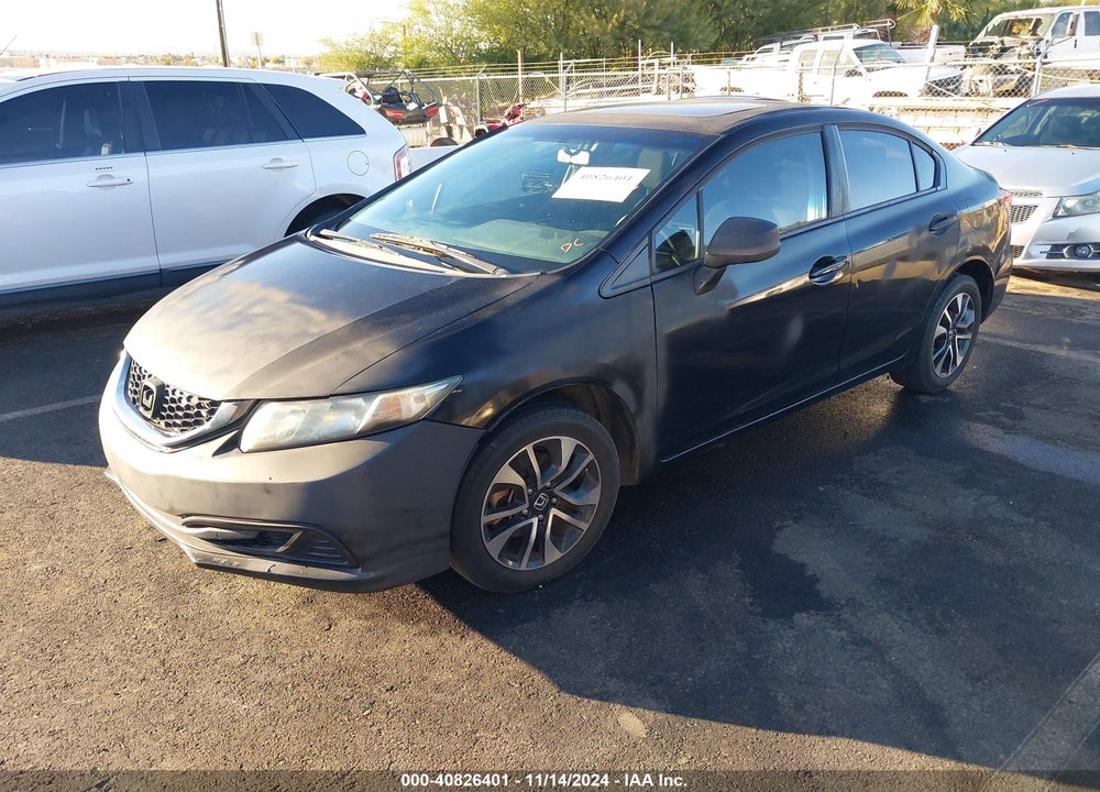 2013 HONDA CIVIC EX VIN: 19XFB2F82DE025153