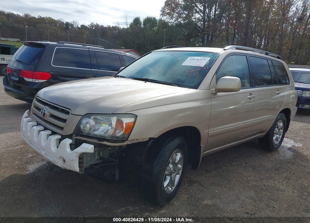 2004 TOYOTA HIGHLANDER V6 VIN: JTEDP21A540034050