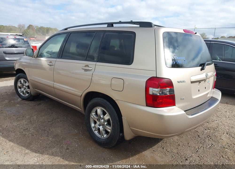2004 TOYOTA HIGHLANDER V6 VIN: JTEDP21A540034050