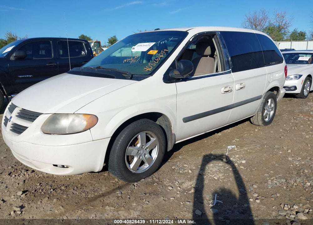 2007 DODGE CARAVAN SXT VIN: 1D4GP45RX7B182851