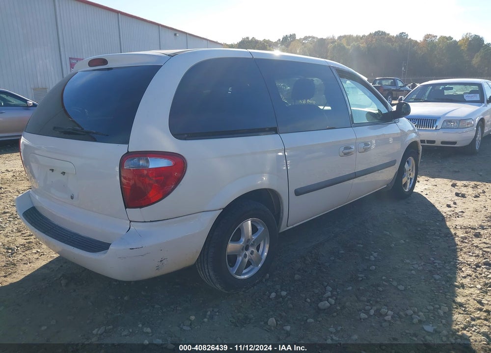 2007 DODGE CARAVAN SXT VIN: 1D4GP45RX7B182851