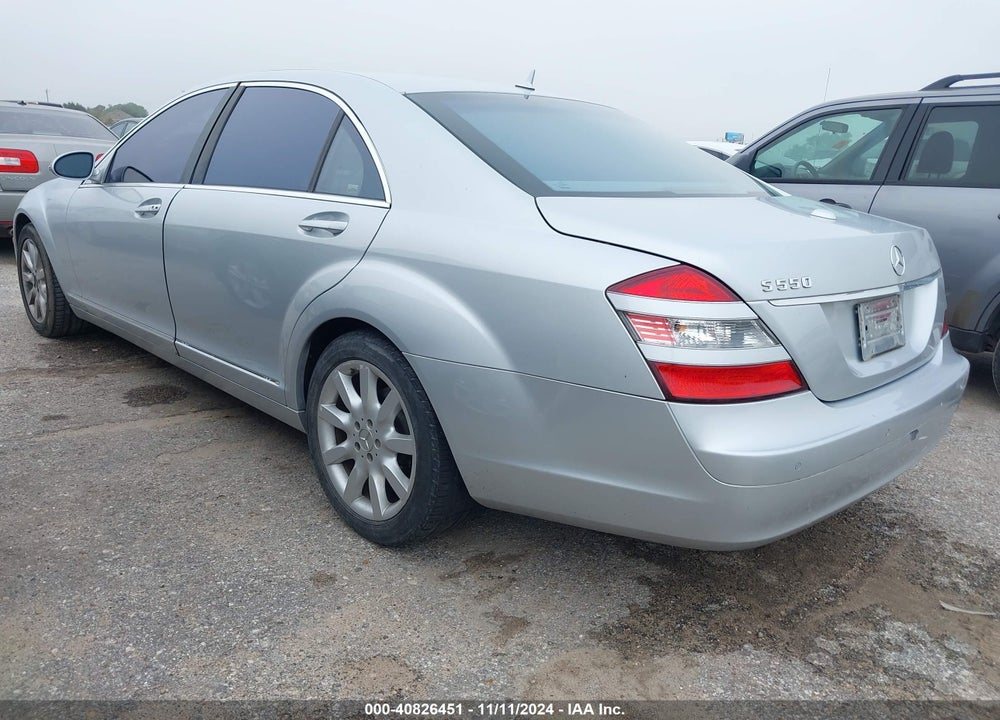 2007 MERCEDES-BENZ S 550 VIN: WDDNG71X37A041030