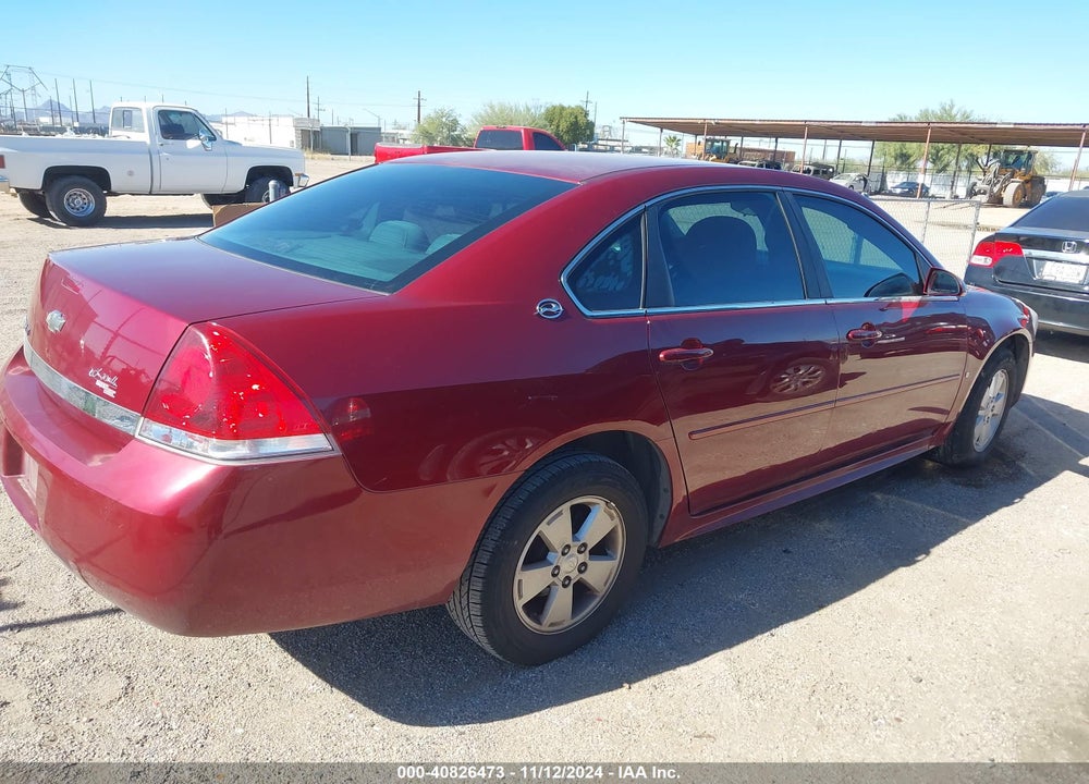 2009 CHEVROLET IMPALA LT VIN: 2G1WT57N391263240