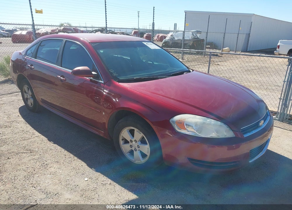 2009 CHEVROLET IMPALA LT VIN: 2G1WT57N391263240