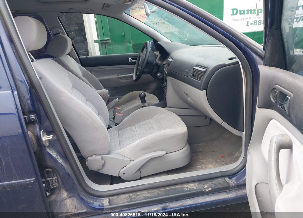 2001 VOLKSWAGEN GOLF GLS VIN: 9BWGS21J714006468