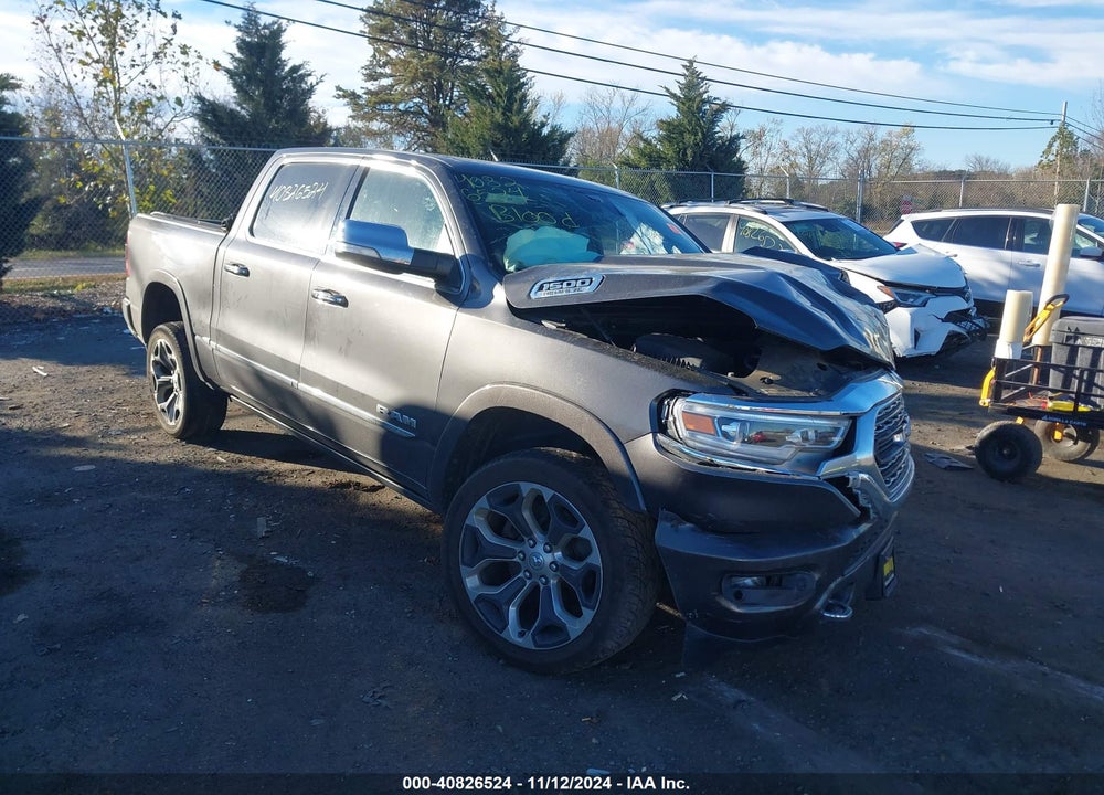 2019 RAM 1500 LIMITED 4X4 5'7 BOX VIN: 1C6SRFHT1KN790275