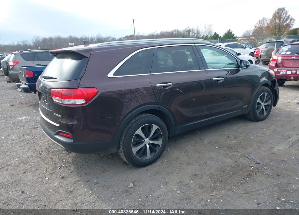 2016 KIA SORENTO 2.0T EX VIN: 5XYPHDA17GG023172