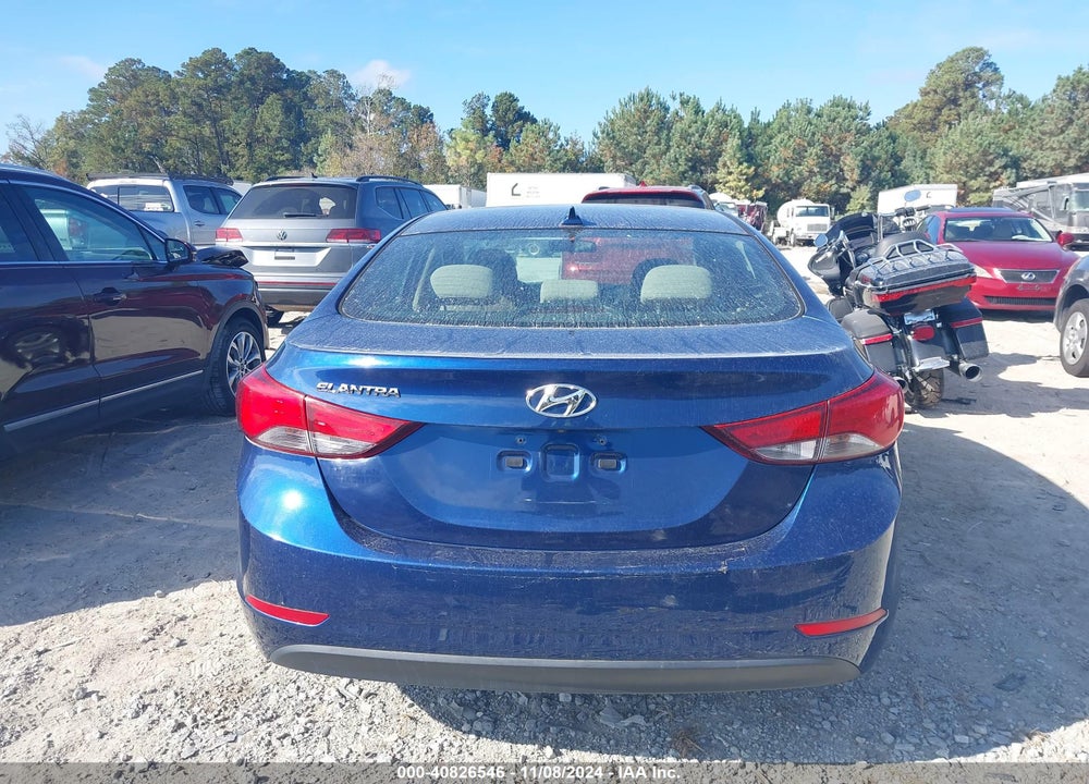 2016 HYUNDAI ELANTRA SE VIN: 5NPDH4AE2GH654331