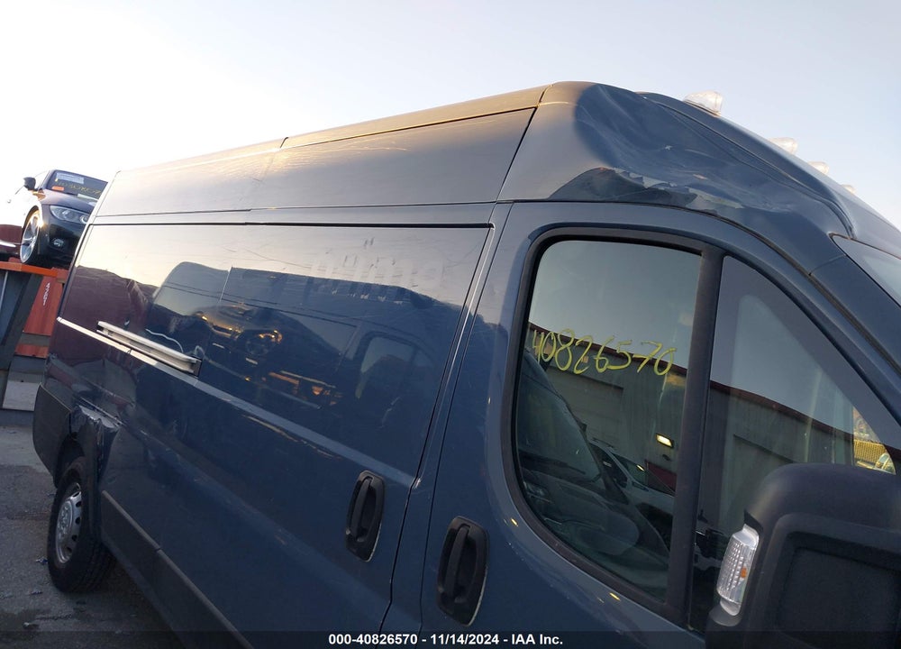 2019 RAM PROMASTER 3500 CARGO VAN HIGH ROOF 159 WB EXT VIN: 3C6URVJG8KE551228