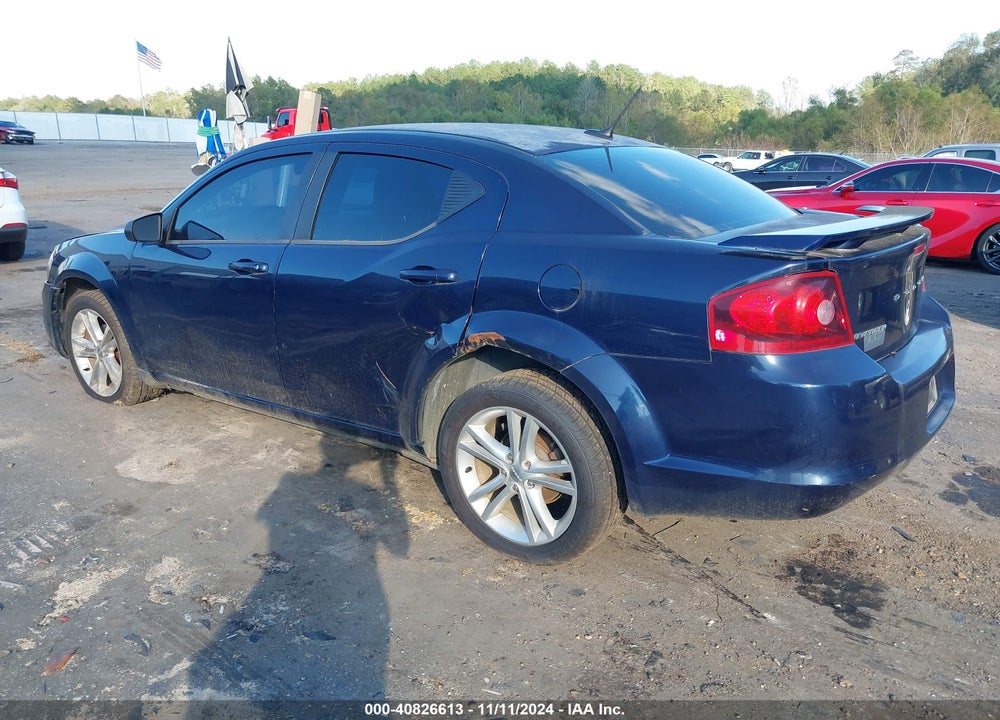 2014 DODGE AVENGER SE VIN: 1C3CDZAB3EN234279