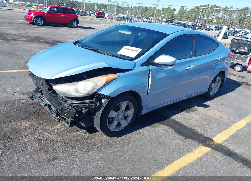 2013 HYUNDAI ELANTRA GLS VIN: KMHDH4AE5DU745610