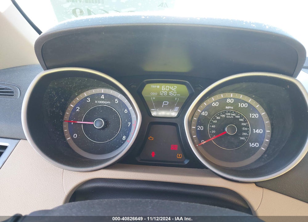 2013 HYUNDAI ELANTRA GLS VIN: KMHDH4AE5DU745610