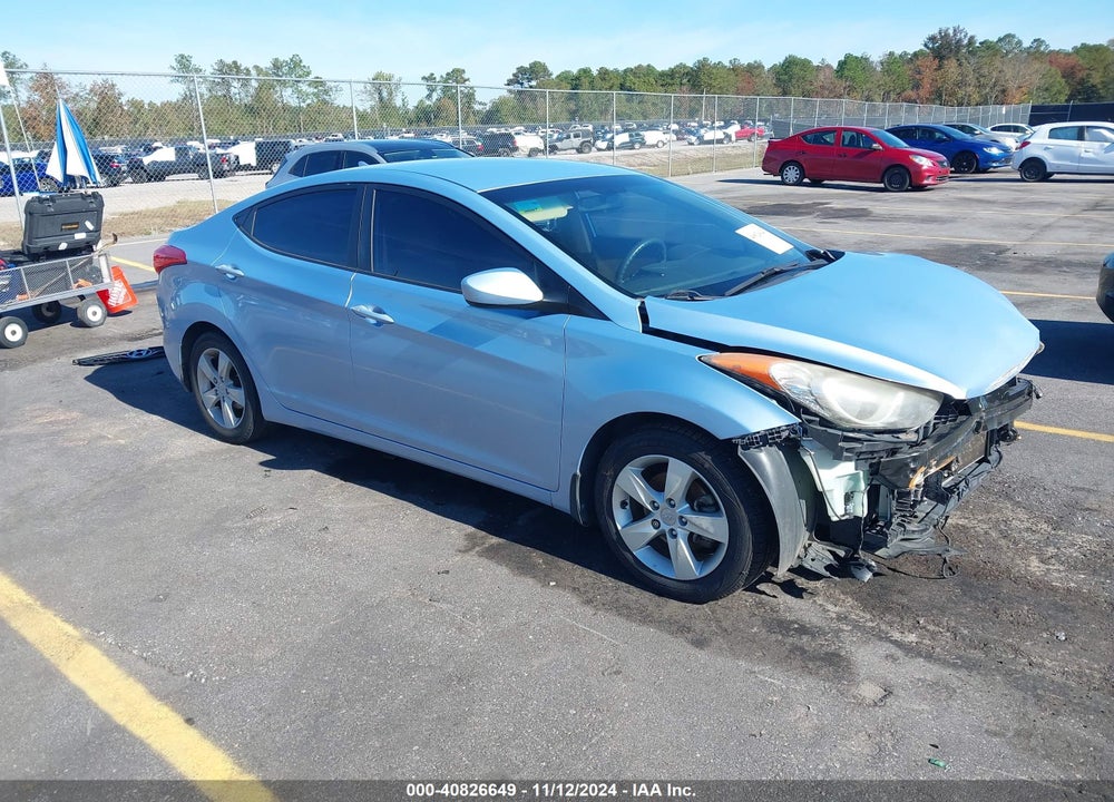 2013 HYUNDAI ELANTRA GLS VIN: KMHDH4AE5DU745610