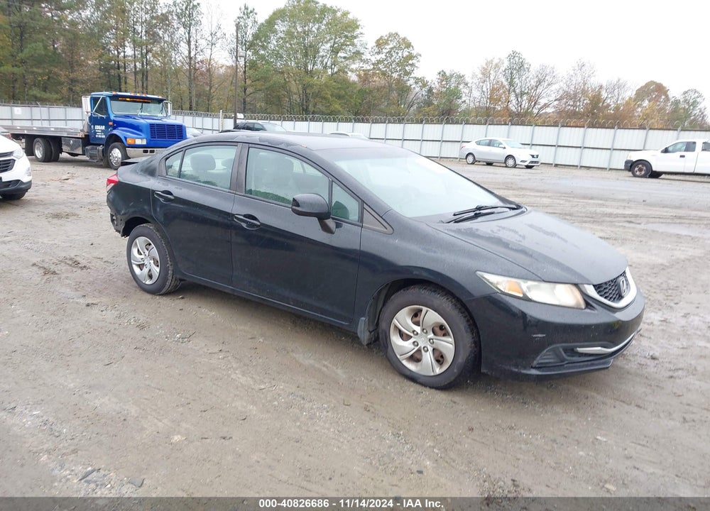 2013 HONDA CIVIC LX VIN: 2HGFB2F59DH518114