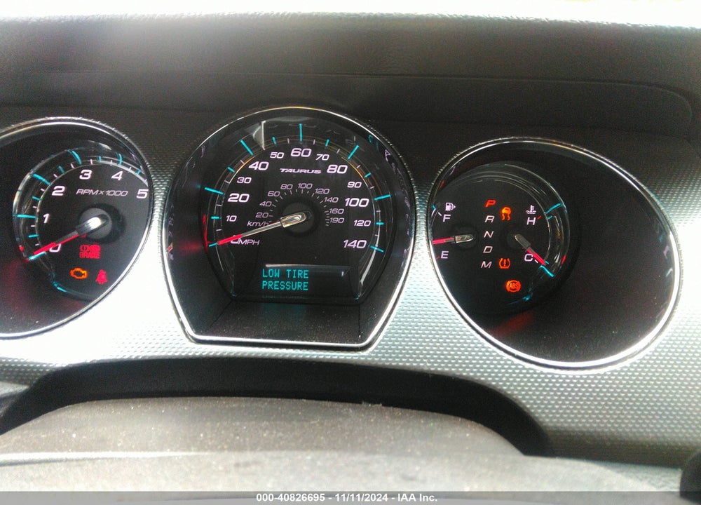 2011 FORD TAURUS SEL VIN: 1FAHP2HW7BG149671