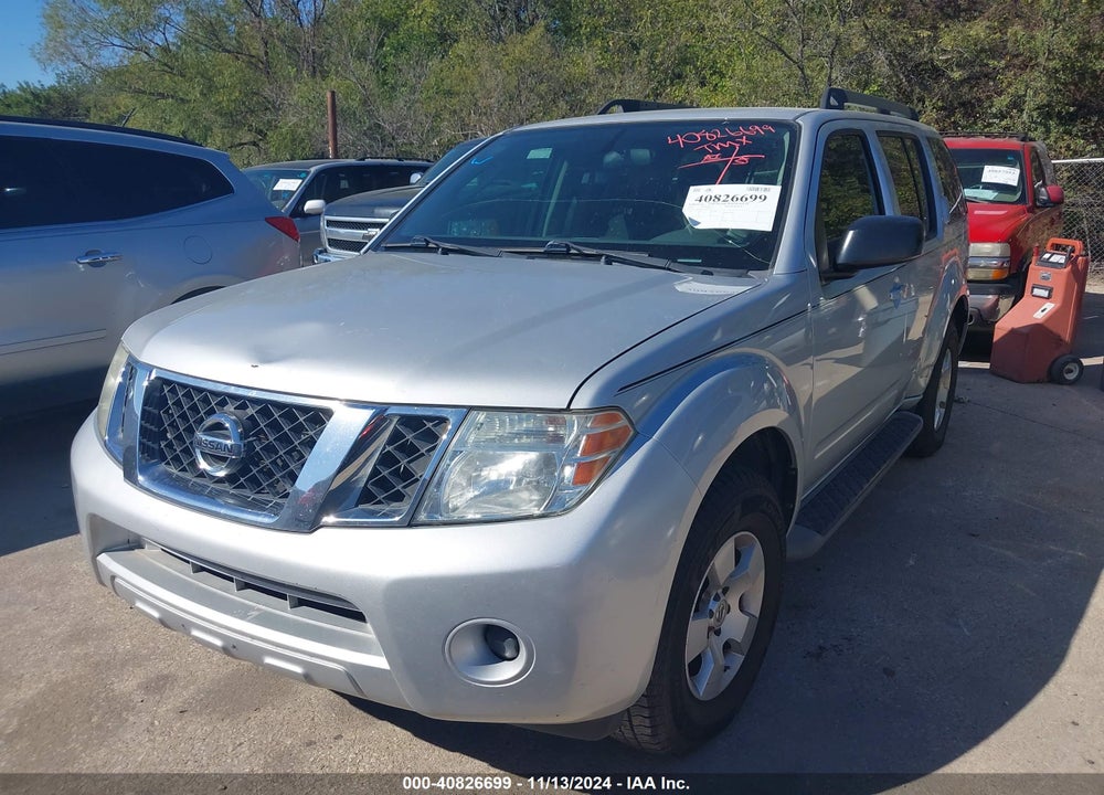 2012 NISSAN PATHFINDER S VIN: 5N1AR1NN3CC629710