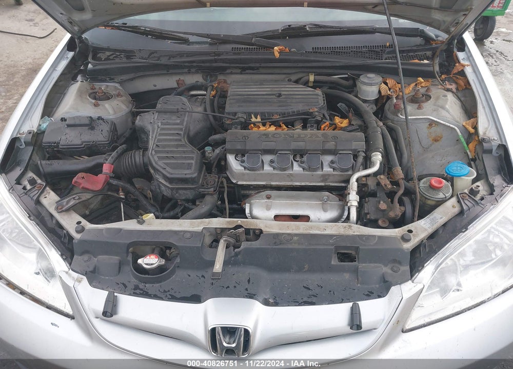 2004 HONDA CIVIC VP VIN: 2HGES16384H551142