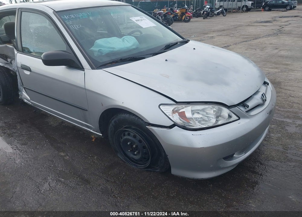 2004 HONDA CIVIC VP VIN: 2HGES16384H551142