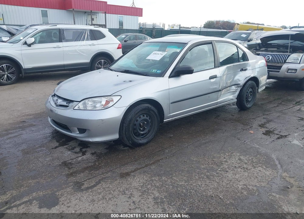 2004 HONDA CIVIC VP VIN: 2HGES16384H551142