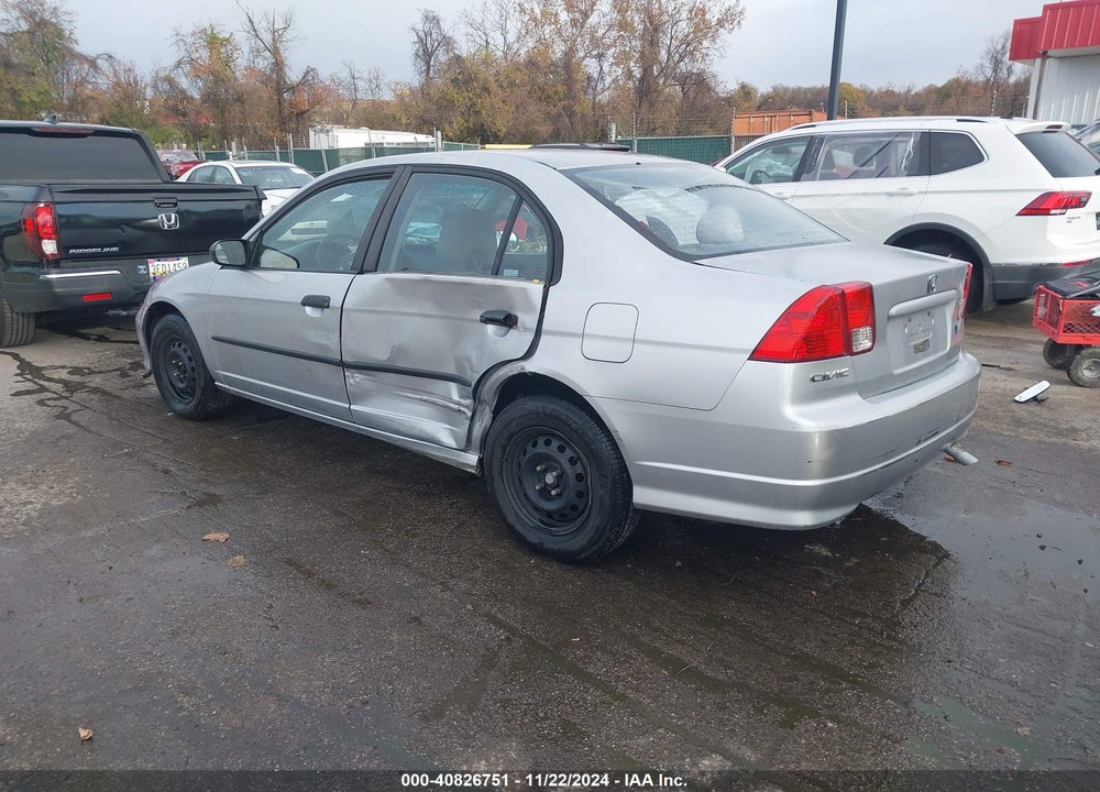 2004 HONDA CIVIC VP VIN: 2HGES16384H551142