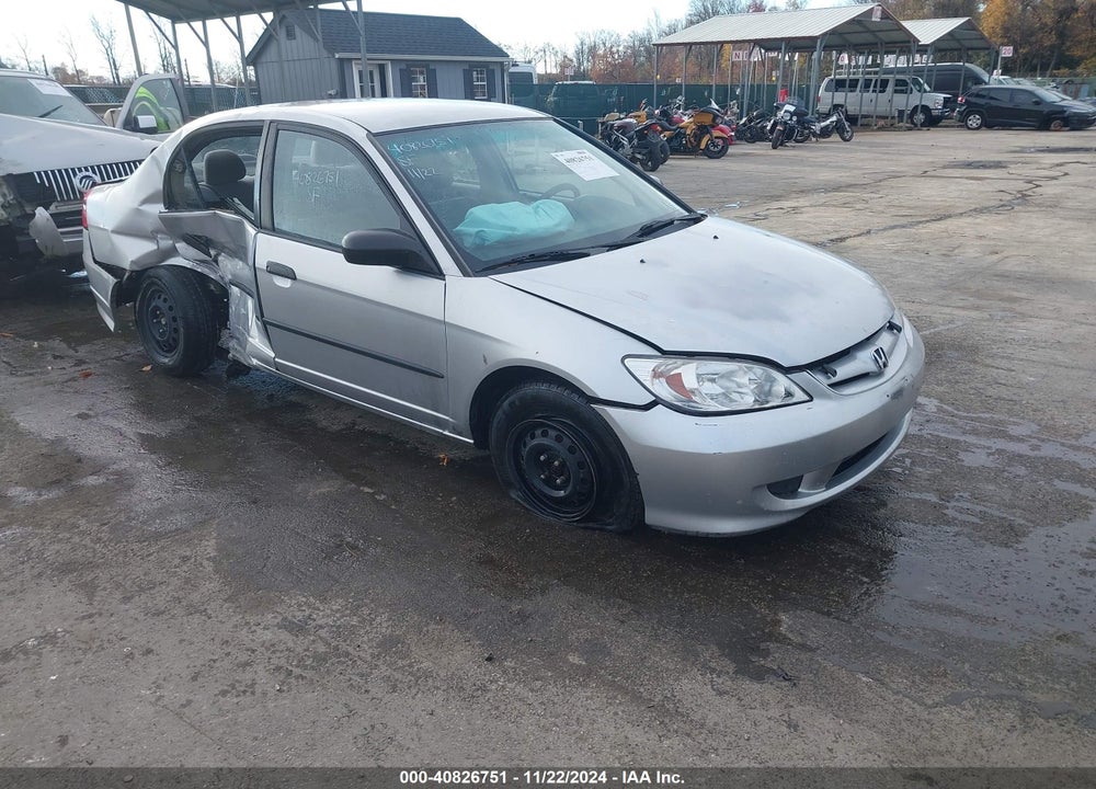 2004 HONDA CIVIC VP VIN: 2HGES16384H551142