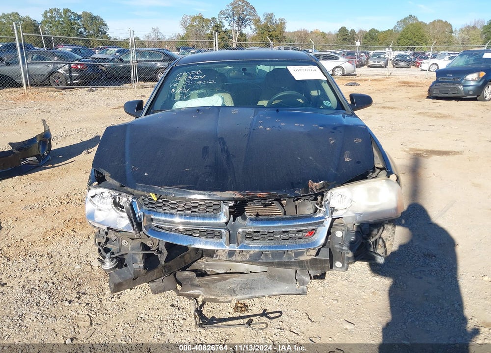 2014 DODGE AVENGER VIN: 1C3CDZAG2EN132502